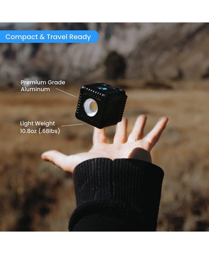 Lume Cube 2.0 Daylight-Balanced Portable LED Light Single